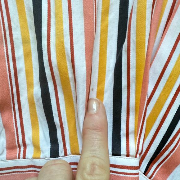 Etro Milano Multicolor Striped Button Up Shirt 100% Cotton Italy 42 - Picture 7 of 10